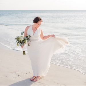 Tulle BHLDN ivory dress